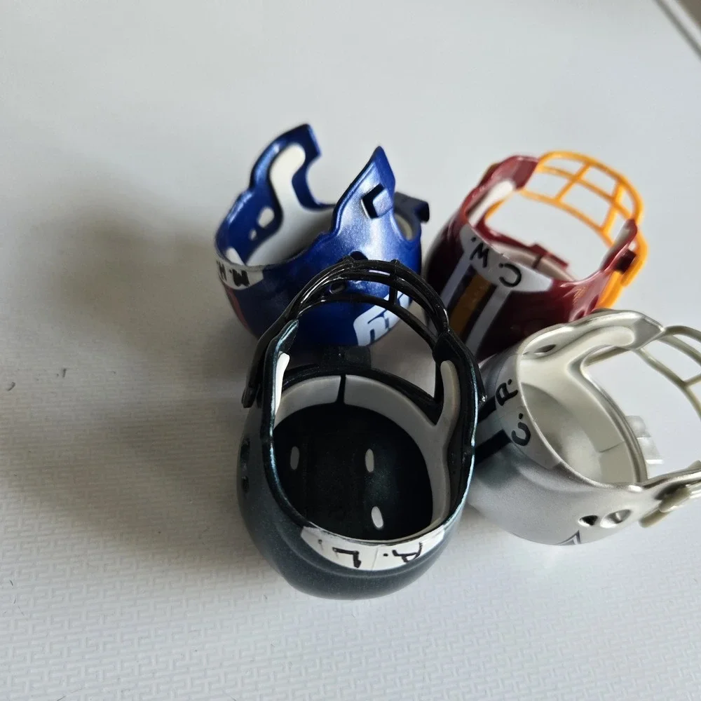 4 NFL Riddell Pocket Pro Helmet Lot NFC‎ East Mini Football Vintage 1.5